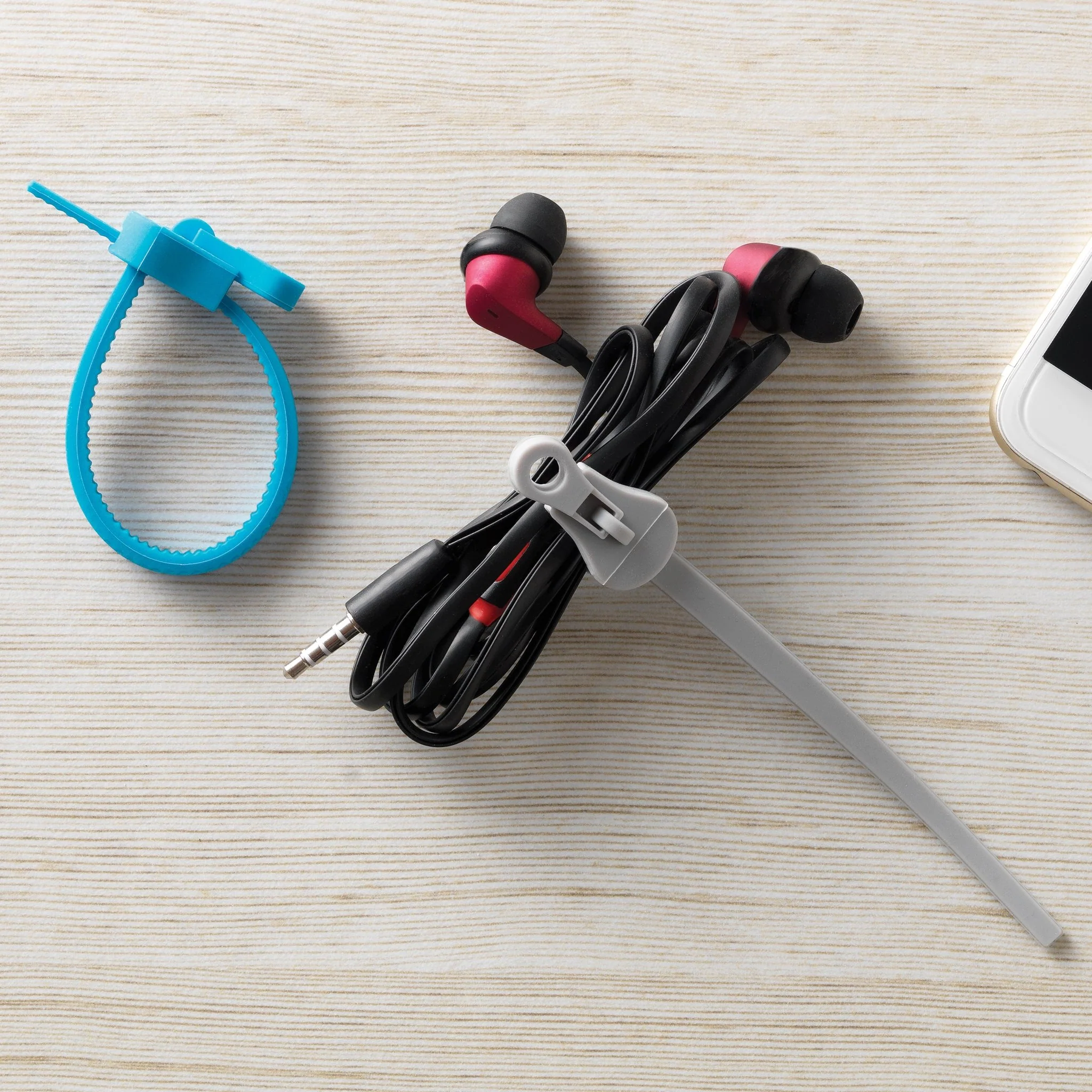 Sujeta Cables Zipper